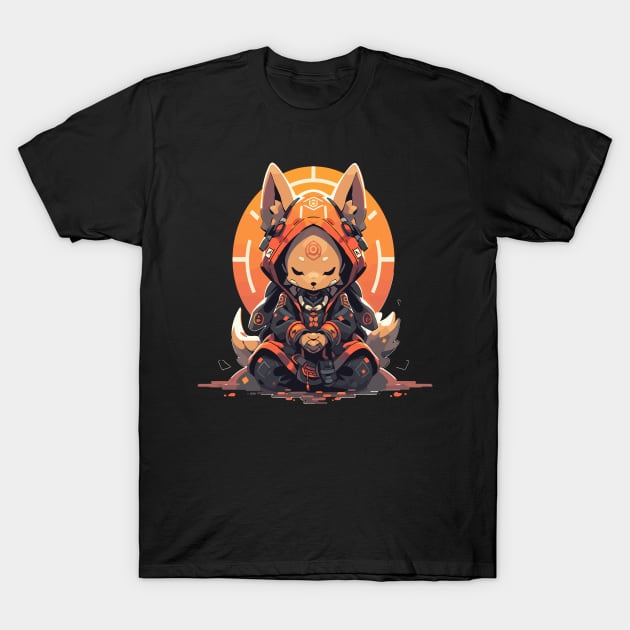 monk fox T-Shirt by Lug